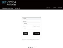 Tablet Screenshot of banners.victor.com